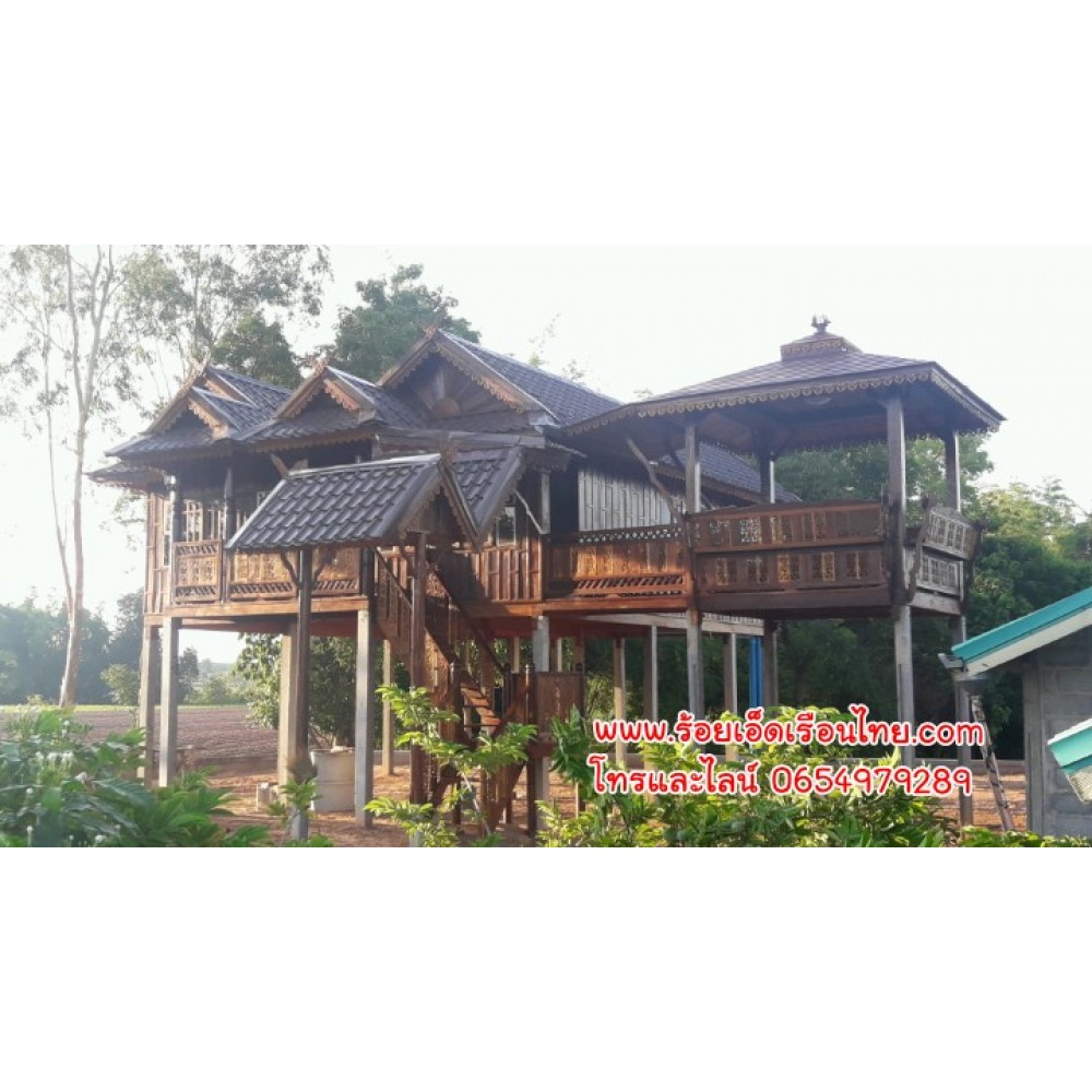 บ้านแฝดแบบที่29 ขนาด7.2×8.7 +ศาลาไม้ (ไม้จริงทั้งหลัง) บ้านแฝดแบบที่29 ขนาด7.2×8.7 +ศาลาไม้ (ไม้จริงทั้งหลัง)